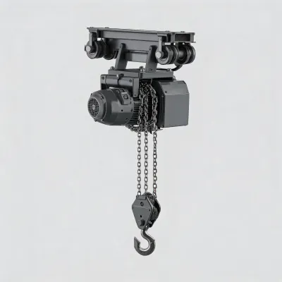 1 ton electric chain hoist with trolley